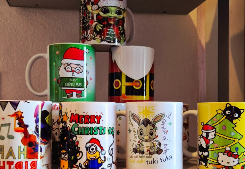 tazas personalizadas en bolsa