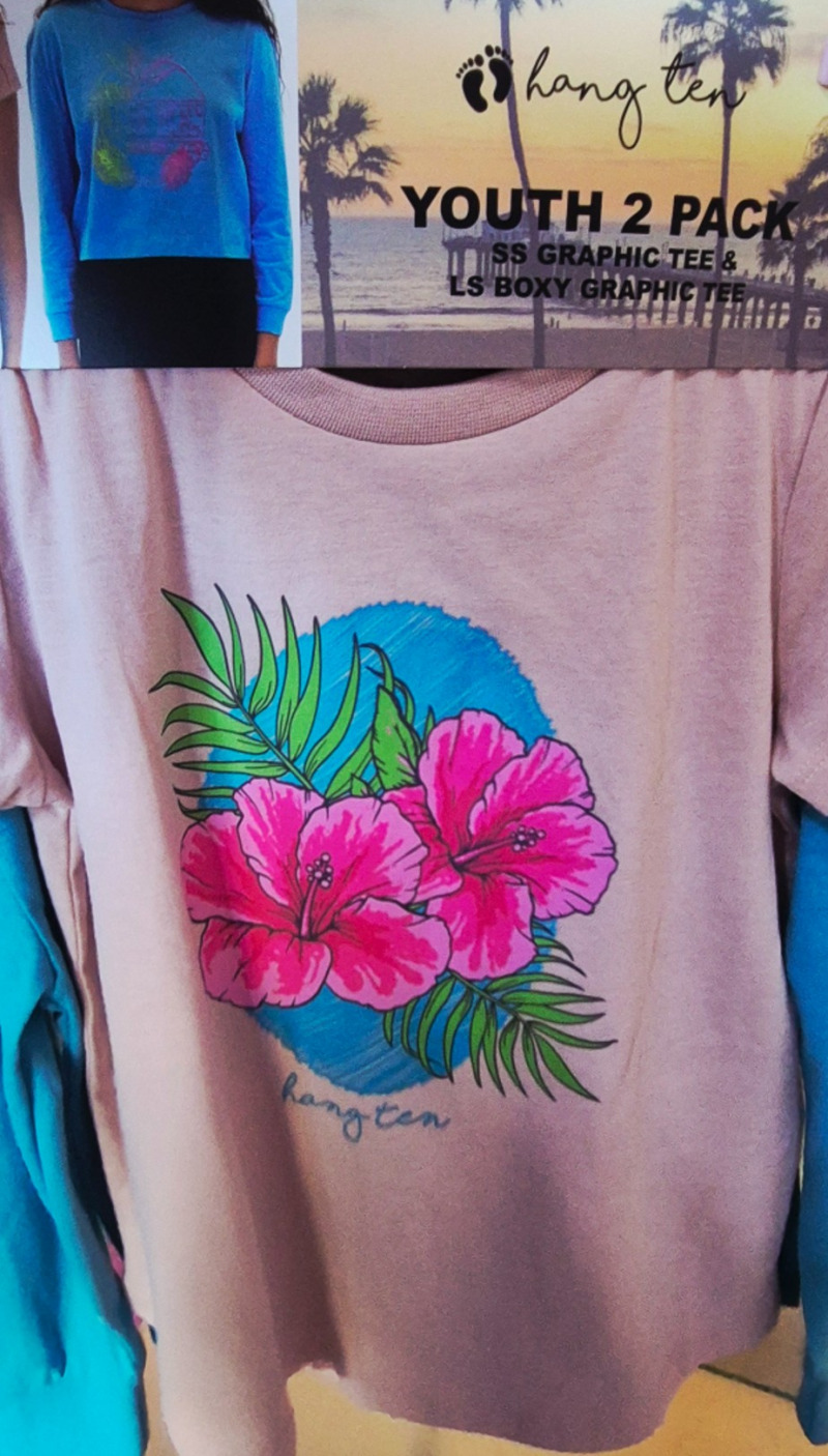 CAMISETAS 2 PIEZAS NINA
