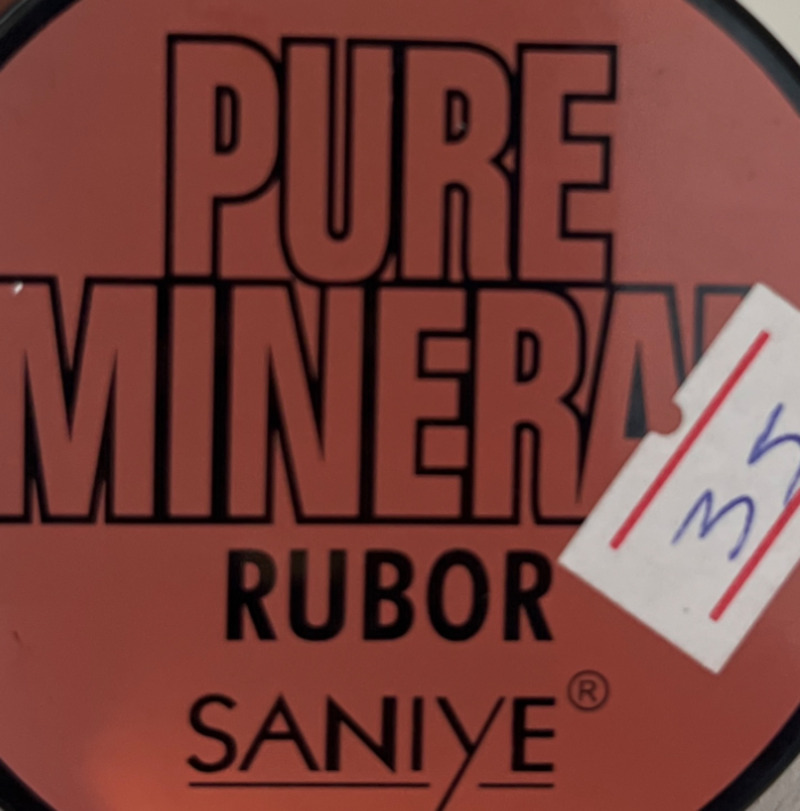 Rubor polvo saniye