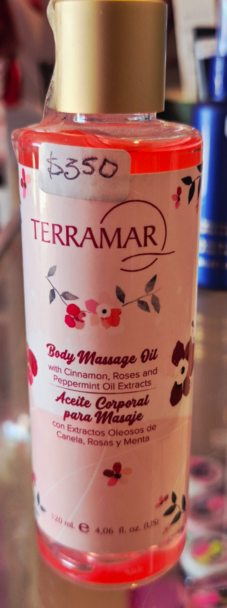 Aceite corporal para masaje