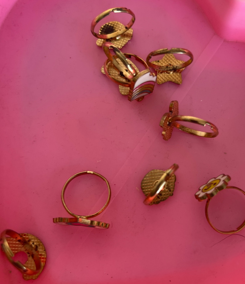 Anillos de niña