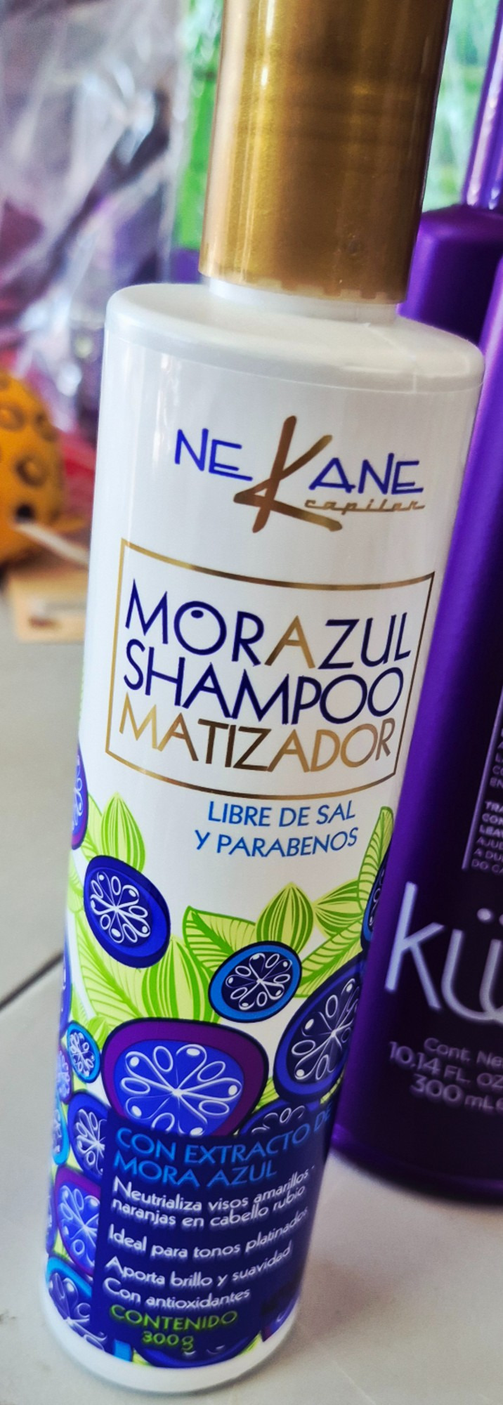 Shampoo mora azul