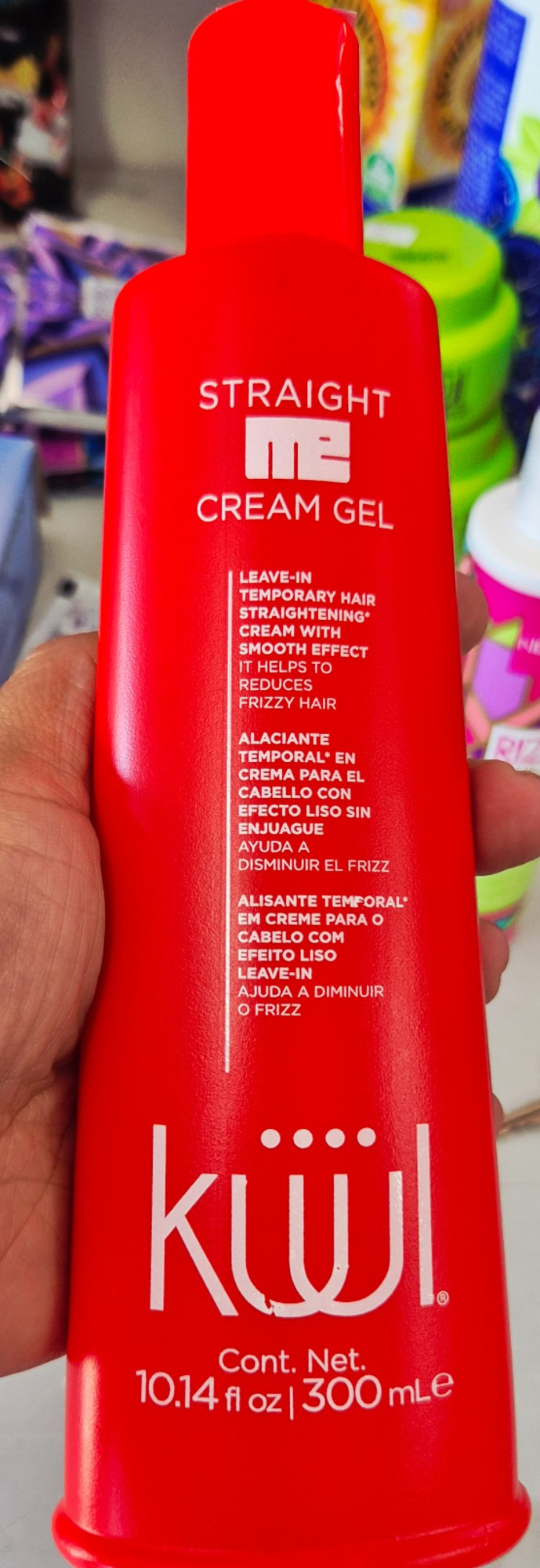 Straigth cream gel