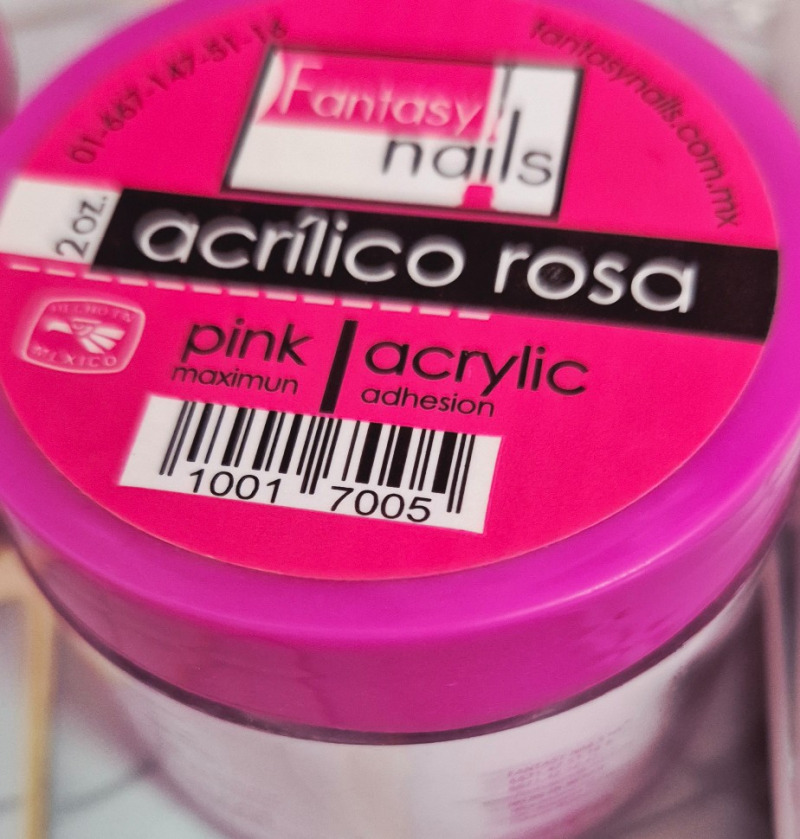 Acrílico 2 oz rosa