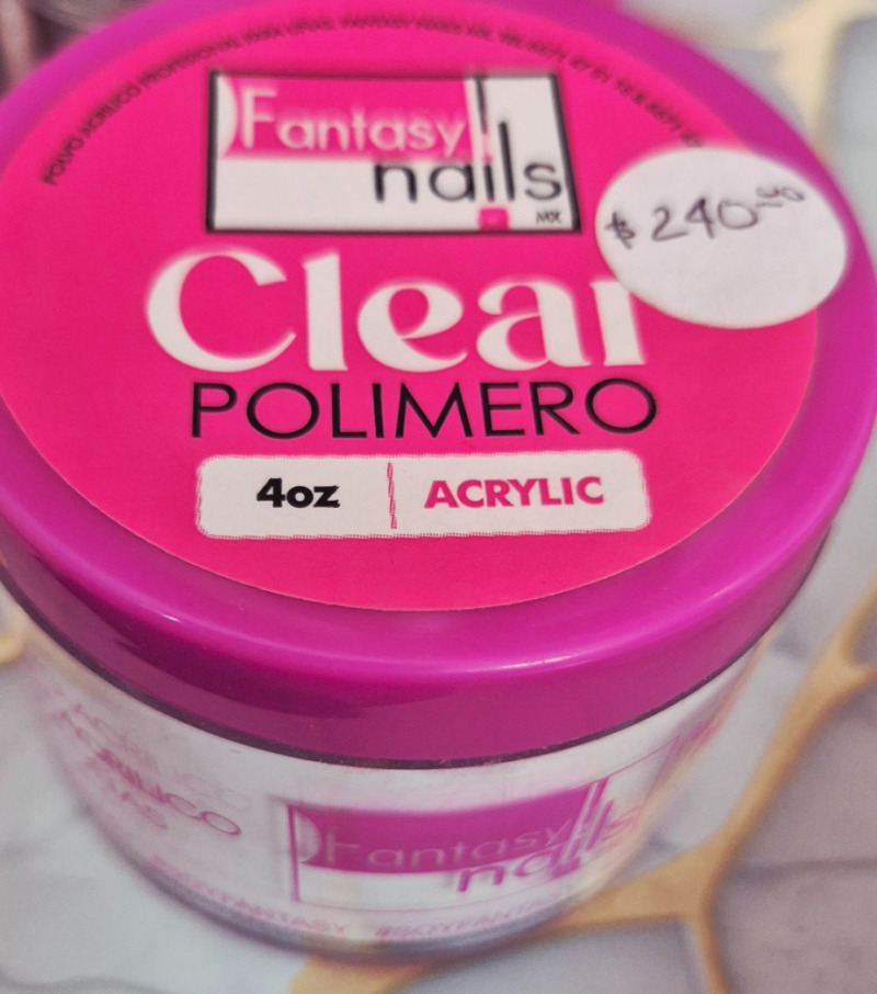 Acrílico clear 4 oz
