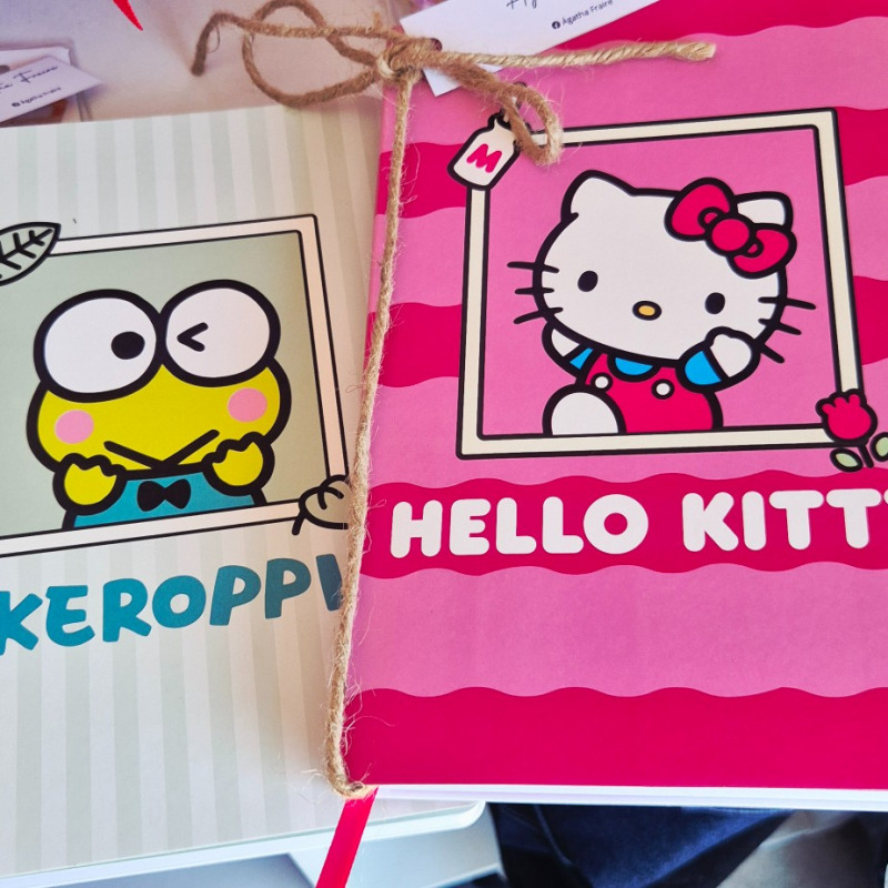Libreta kity y keroppi