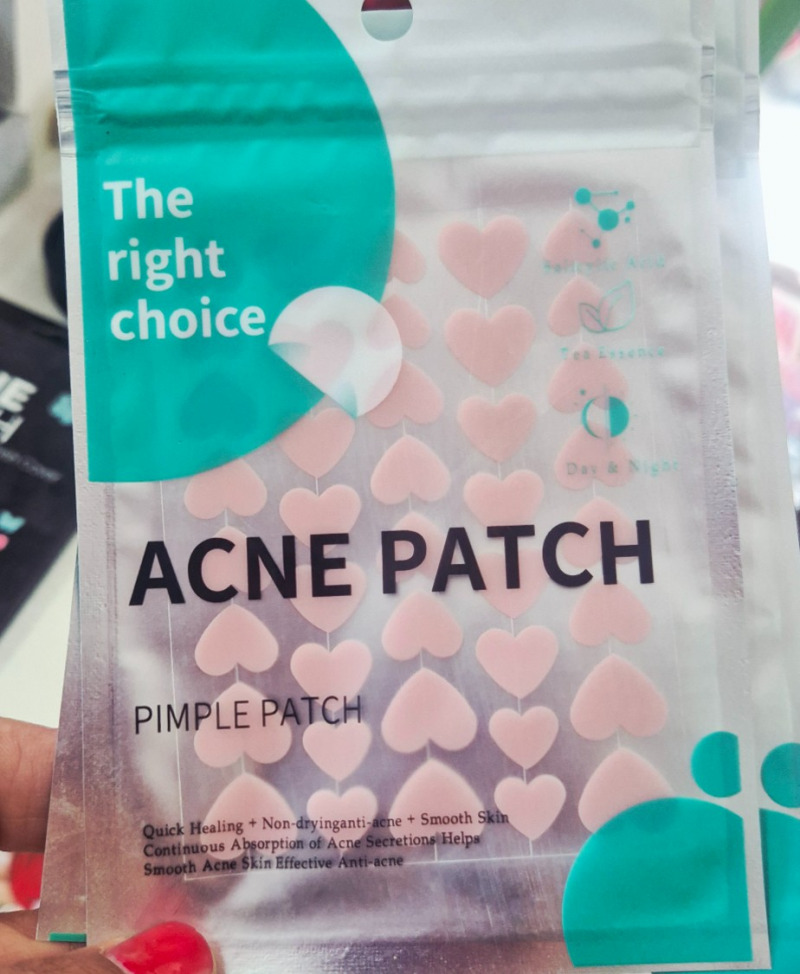 Acné patch verde