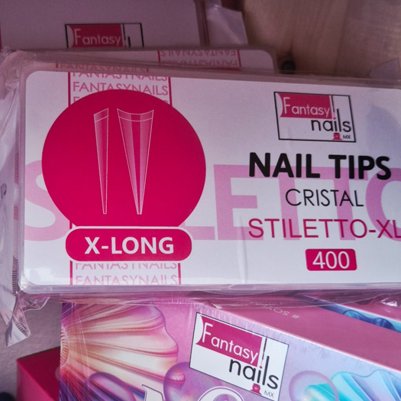 Caja tips / uñas / stiletto / nail tips