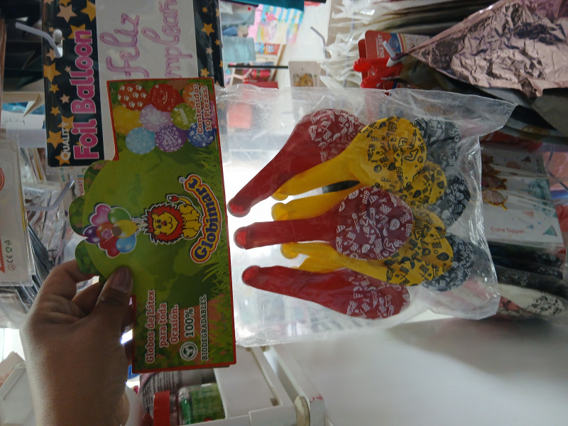GLOBOS ESTAMPADOS