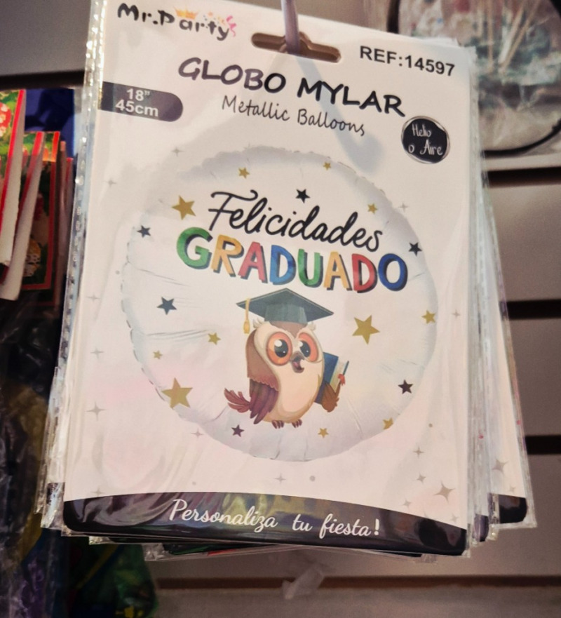 GLOBO INDIVIDUAL PERSONAJE
