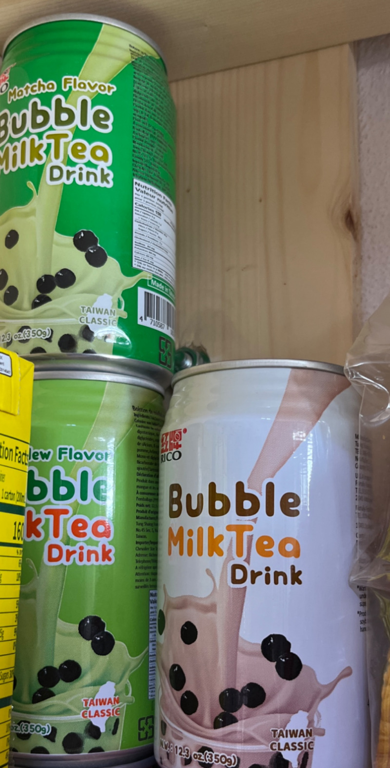 bubble milk tea drink