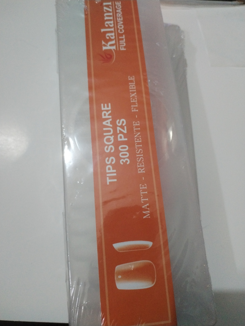 Tips sof gel cuadradas
