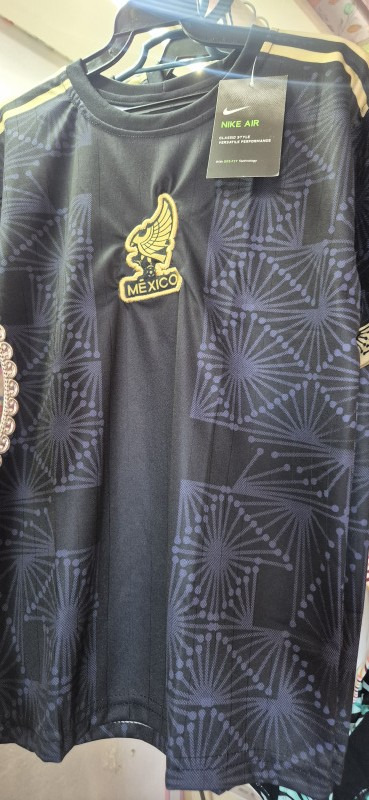Playeras mexico negra niño