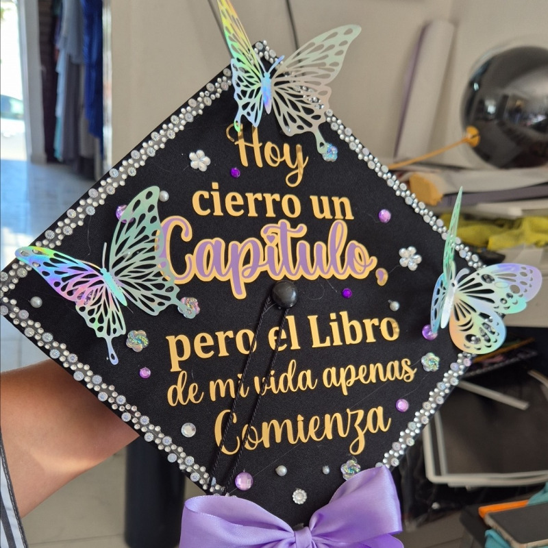 Birrete decorado