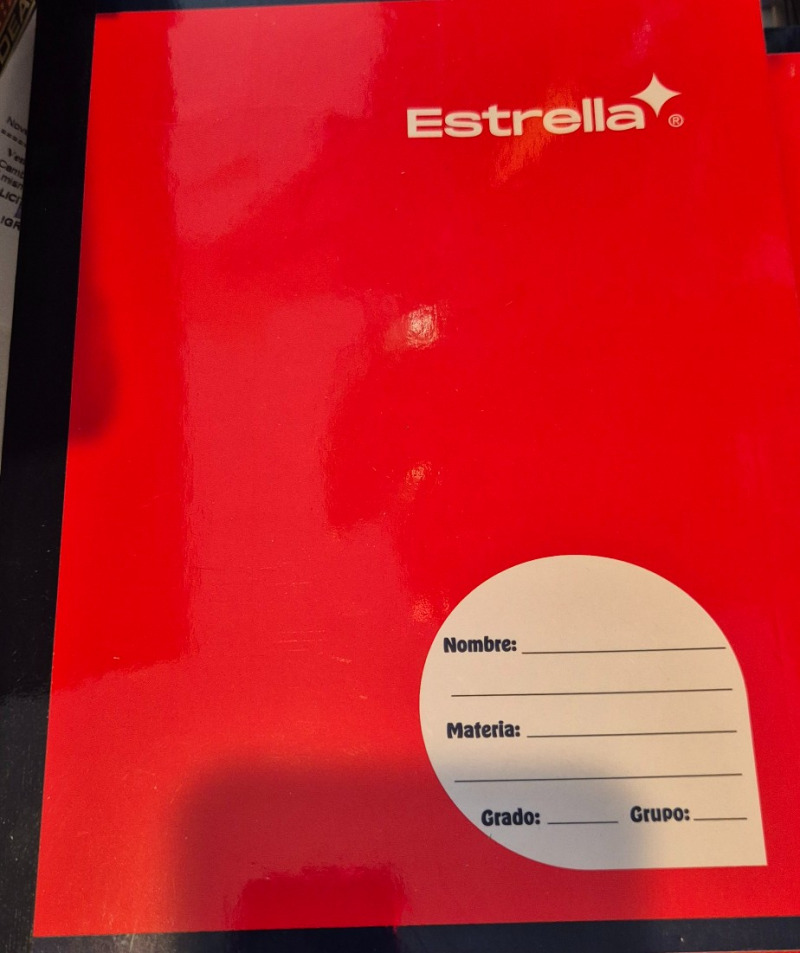 Libreta cuadrícula estrella