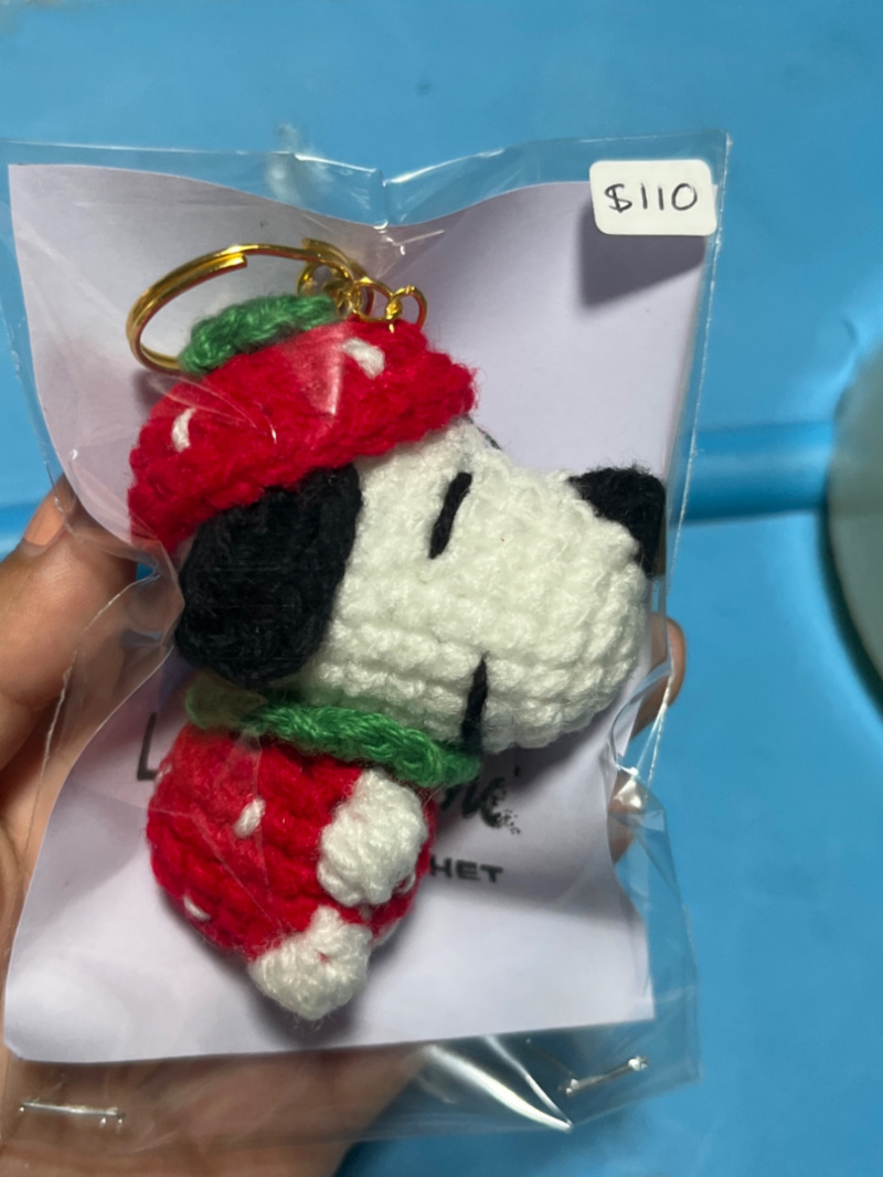 Snoopy fresa llavero