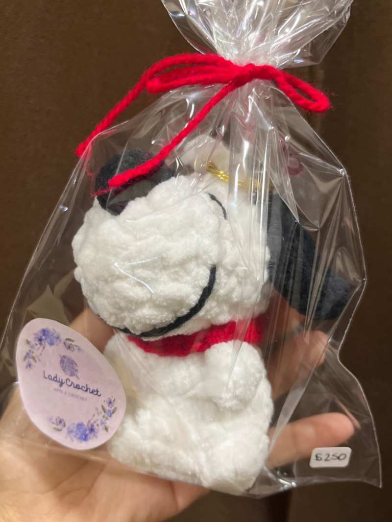 Snoopy a chenille llavero
