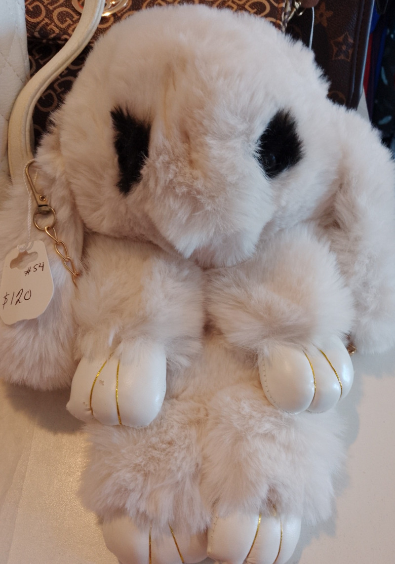 Bolso peluche conejo