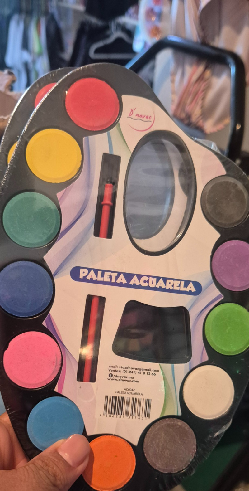 Paleta acuarela