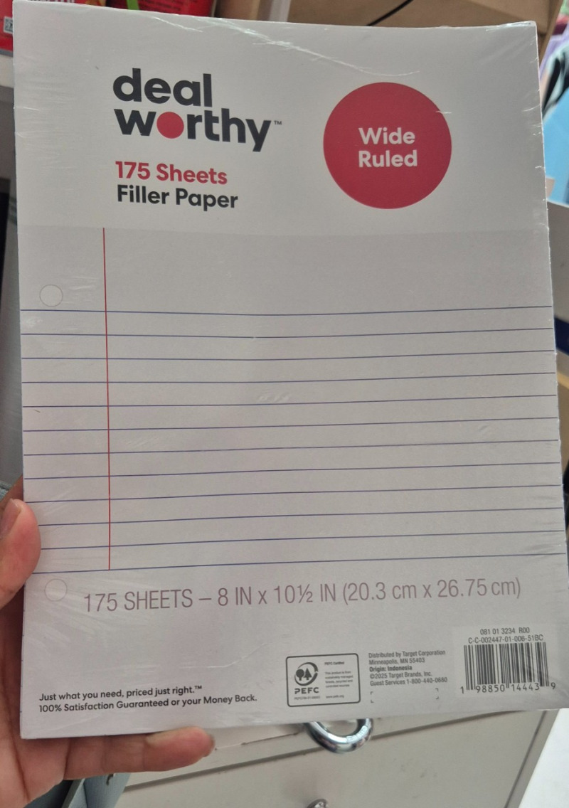 Hojas para carpeta