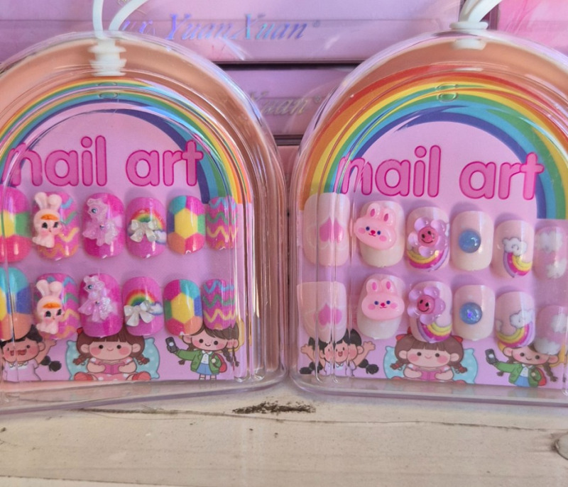 Nail art niñas / uñas niñas press onn