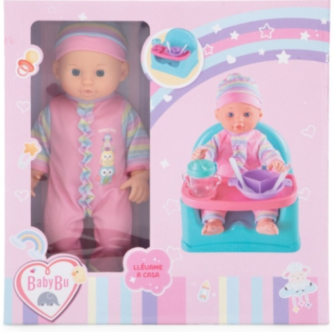 muñeca con sillita