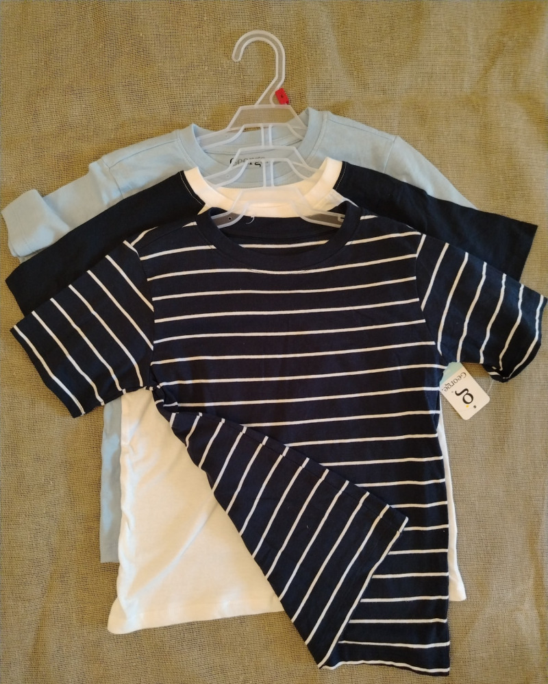 Camisa azul 3 pzas niño