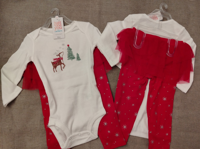 Set navideño pantalón tutu y palalero carter's